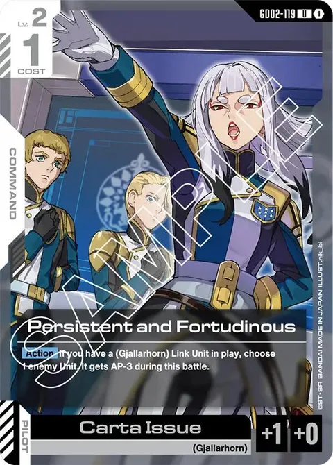 Persistent and Fortudinous (GD02-119)