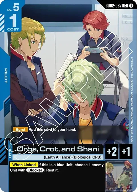 Orga, Crot, and Shani (GD02-087)