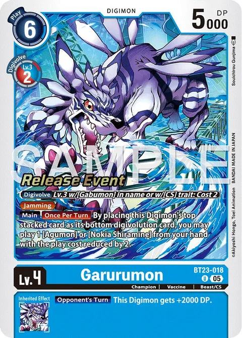 Garurumon (BT23-018)