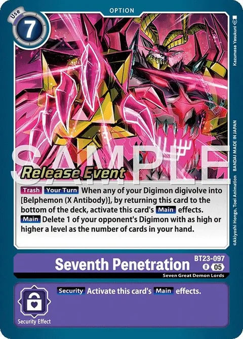 Seventh Penetration (BT23-097)