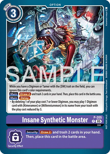 Insane Synthetic Monster (P-205)