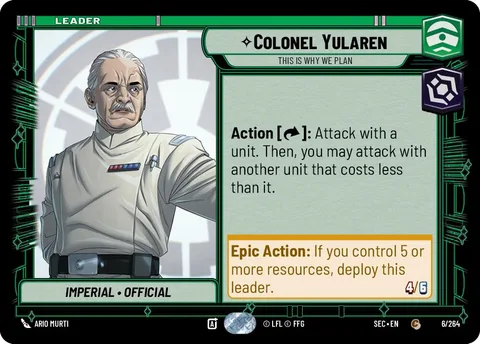 Colonel Yularen, This Is Why We Plan