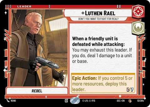 Luthen Rael, Don't You Want to Fight For Real?