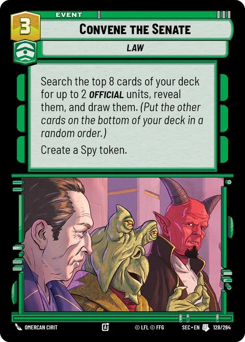 Convene the Senate