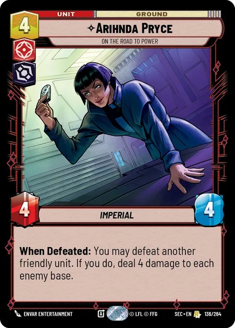 Arihnda Pryce, On the Road to Power