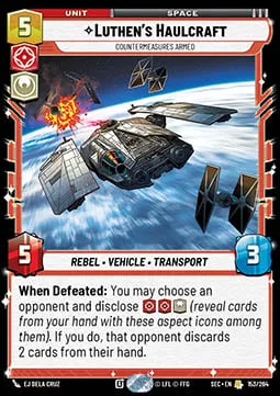 Luthen's Haulcraft, Countermeasures Armed