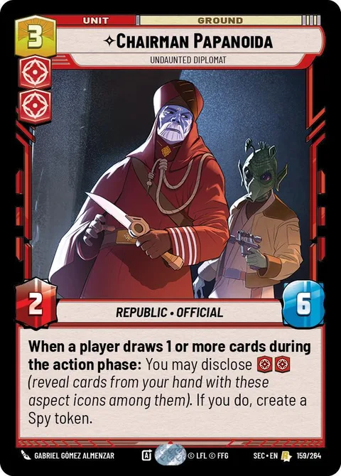 Chairman Papanoida, Undaunted Diplomat