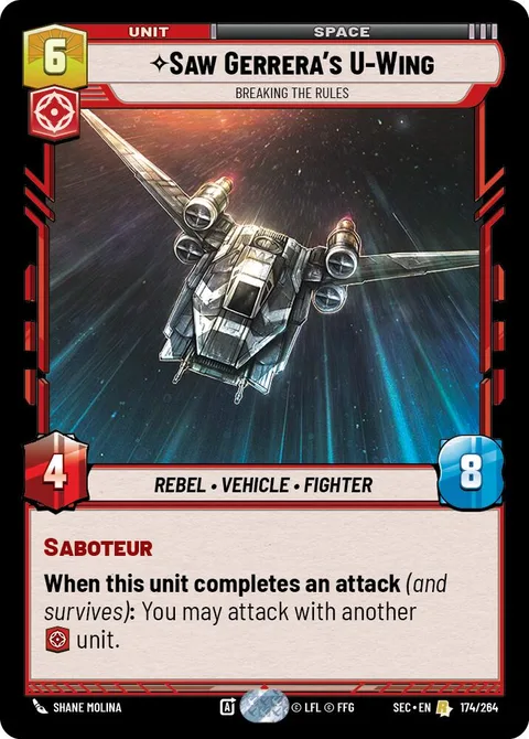 Saw Gerrera's U-Wing, Breaking the Rules