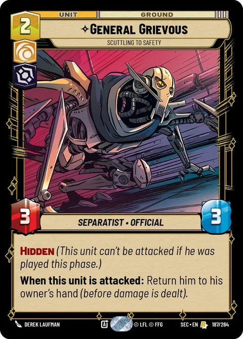 General Grievous, Scuttling to Safety