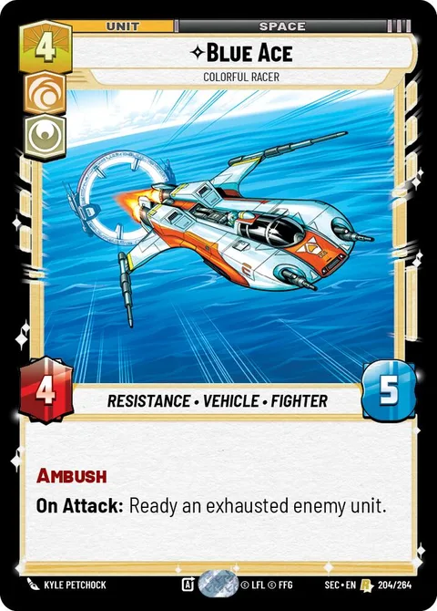 Blue Ace, Colorful Racer