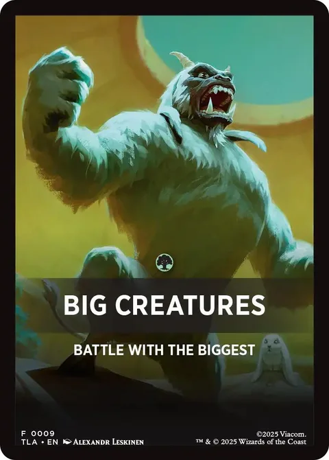 Beginner Box Theme Card: Big Creatures