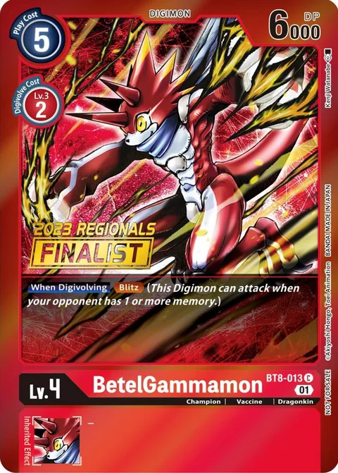 BetelGammamon (BT8-013)