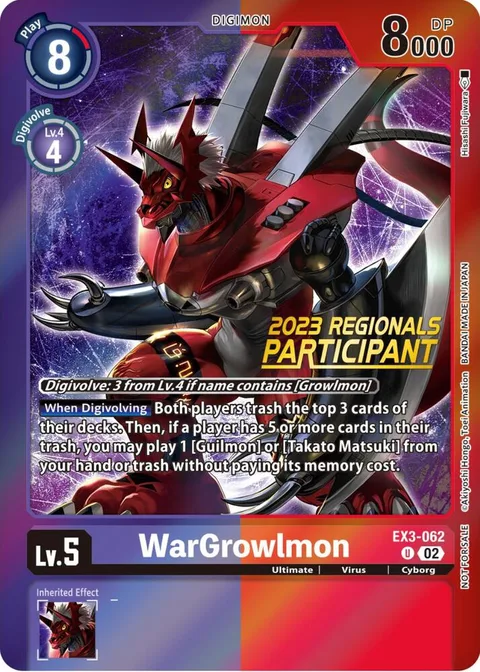 WarGrowlmon (EX3-062)