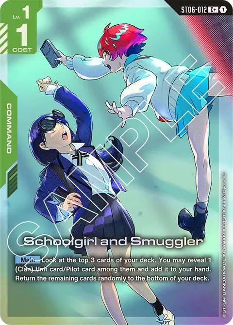 Schoolgirl and Smuggler (ST06-012)