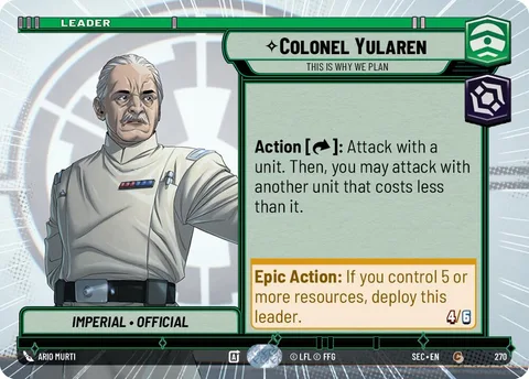 Colonel Yularen, This Is Why We Plan