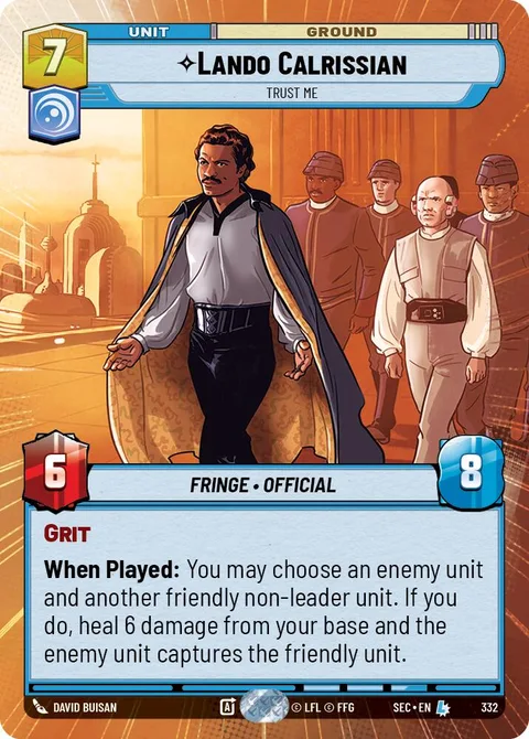 Lando Calrissian, Trust Me