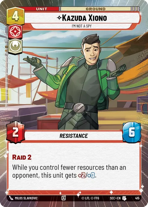 Kazuda Xiono, I'm Not A Spy