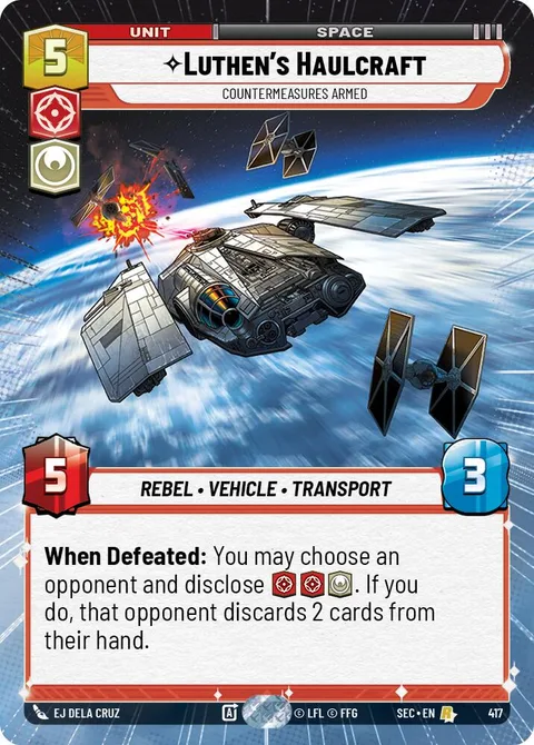 Luthen's Haulcraft, Countermeasures Armed