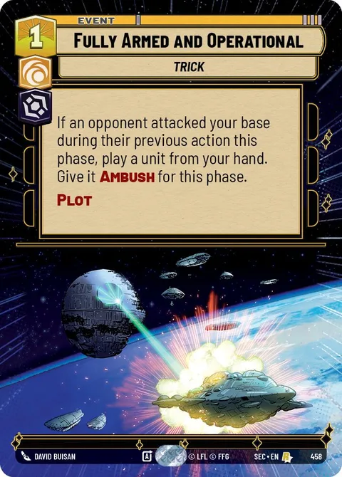 Fully Armed and Operational
