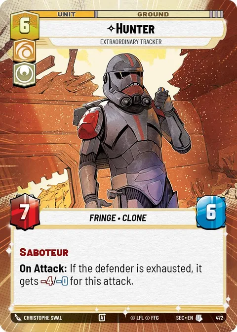 Hunter, Extraordinary Tracker