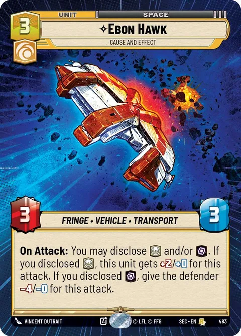 Ebon Hawk, Cause and Effect