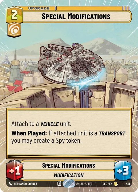 Special Modifications