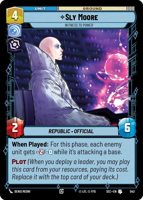 Sly Moore, Witness to Power