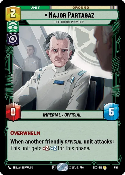 Major Partagaz, Healthcare Provider