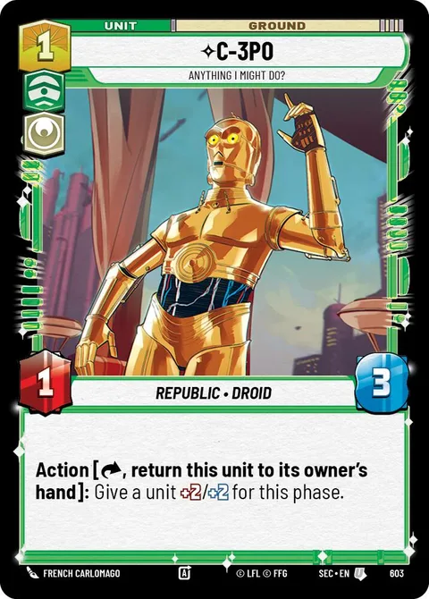 C-3PO, Anything I Might Do?