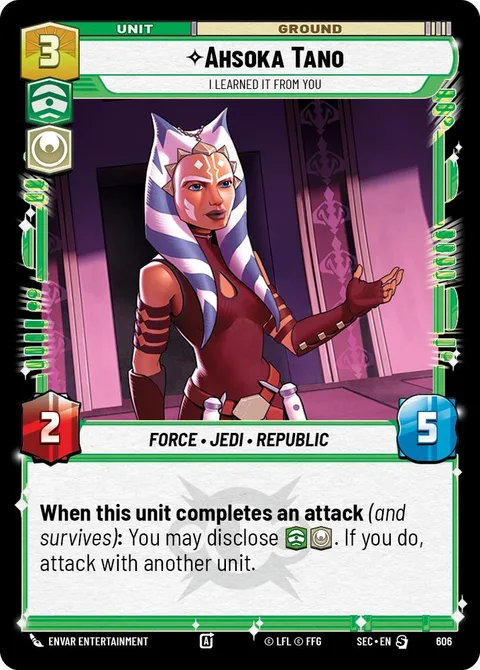 Ahsoka Tano, I Learned It from You