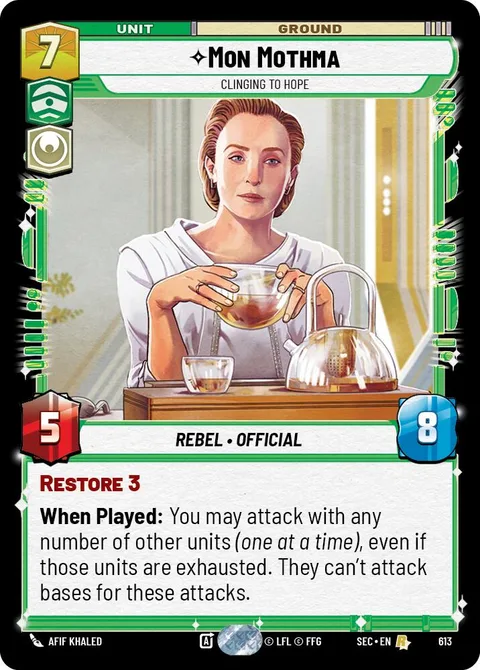 Mon Mothma, Clinging to Hope