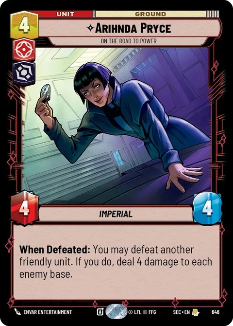 Arihnda Pryce, On the Road to Power
