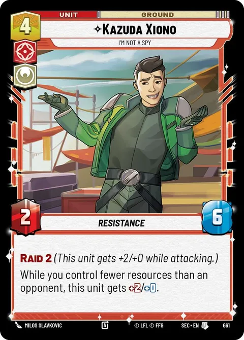 Kazuda Xiono, I'm Not A Spy