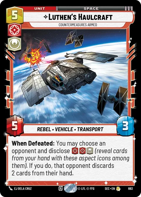 Luthen's Haulcraft, Countermeasures Armed