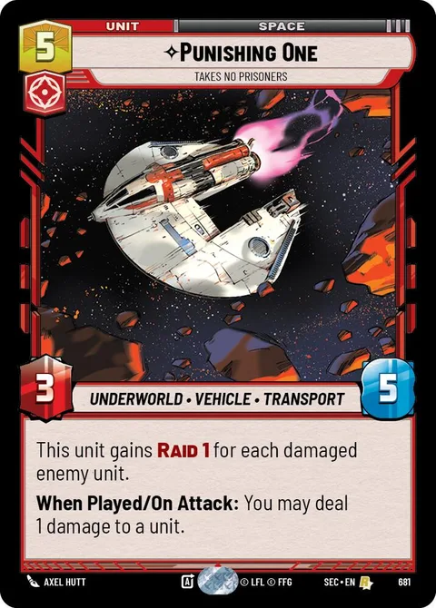 Punishing One, Takes No Prisoners