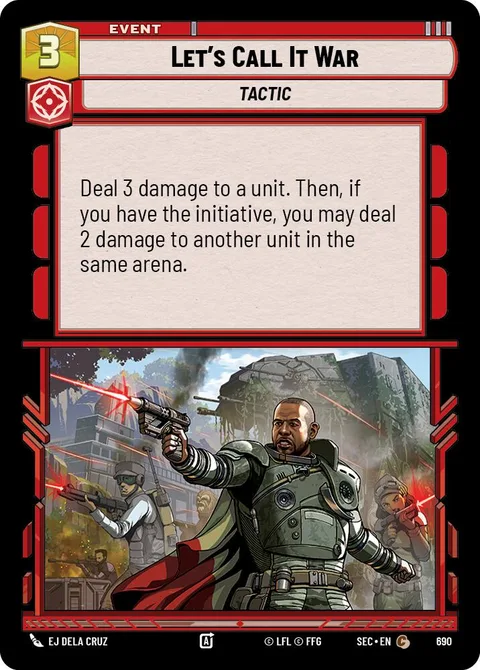 Let's Call It War