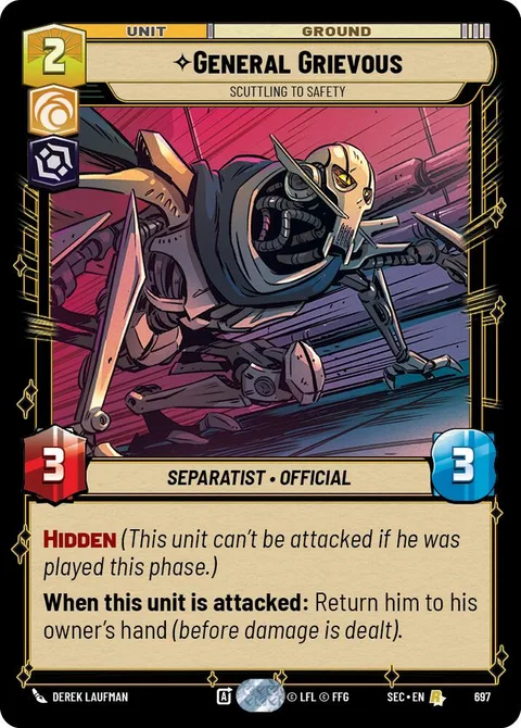 General Grievous, Scuttling to Safety