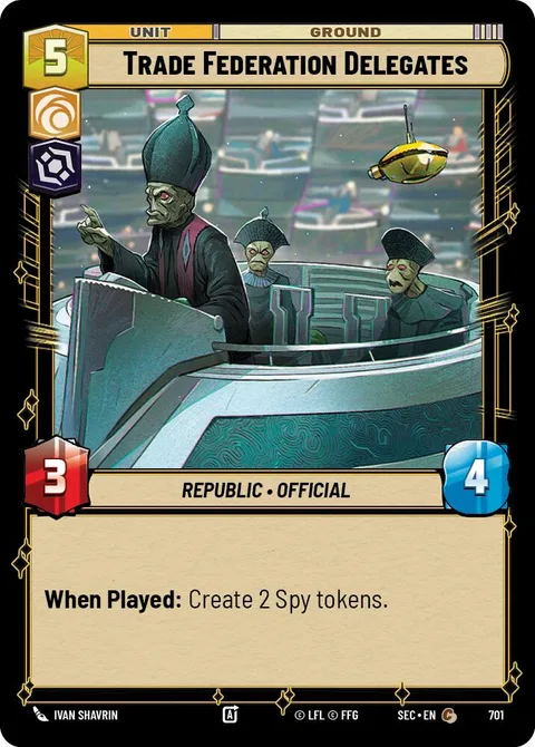 Trade Federation Delegates