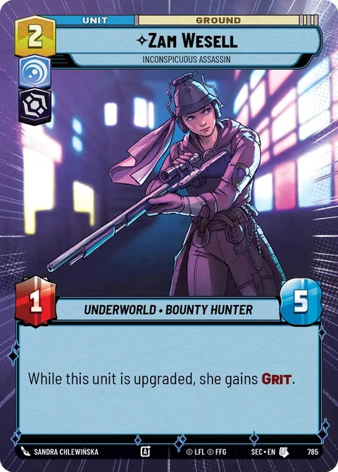 Zam Wesell, Inconspicuous Assassin