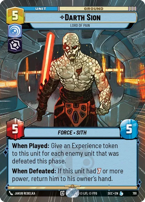 Darth Sion, Lord of Pain