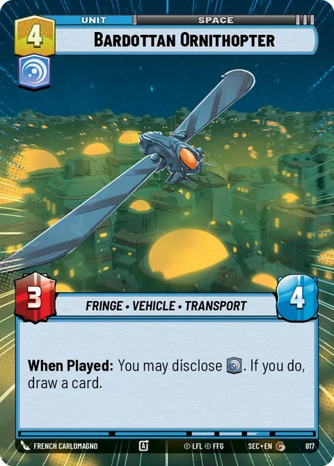 Bardottan Ornithopter