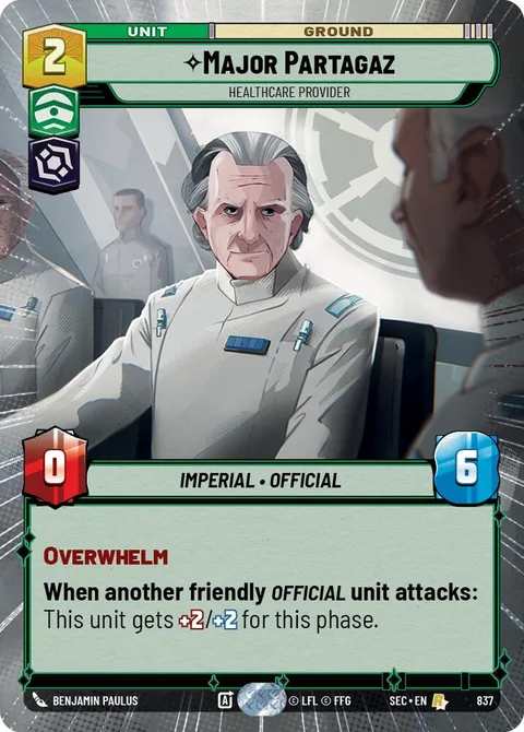 Major Partagaz, Healthcare Provider