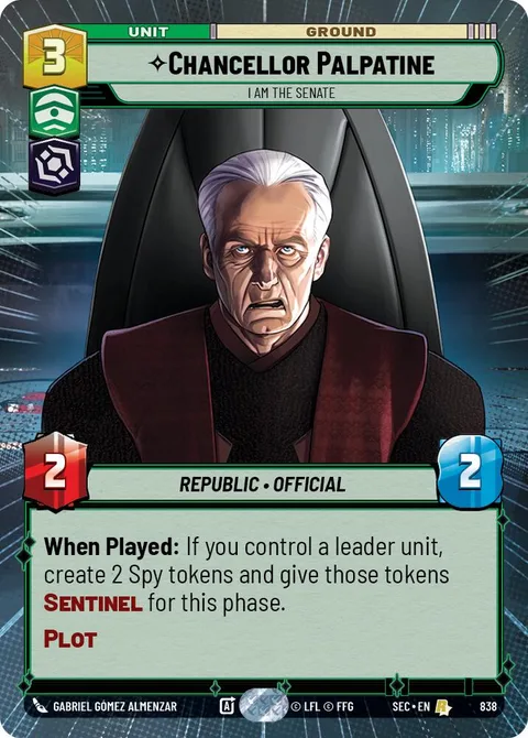Chancellor Palpatine, I Am the Senate