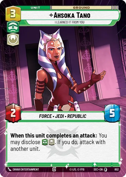 Ahsoka Tano, I Learned It from You