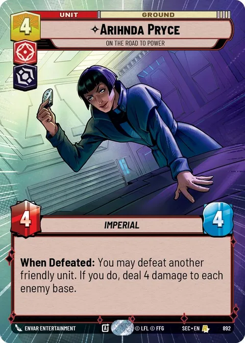 Arihnda Pryce, On the Road to Power