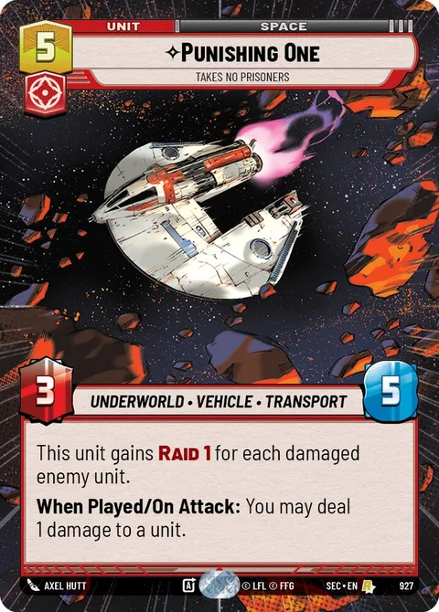Punishing One, Takes No Prisoners