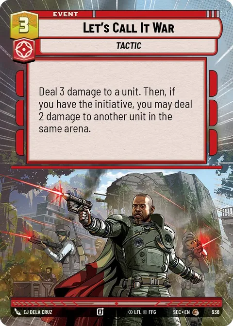 Let's Call It War