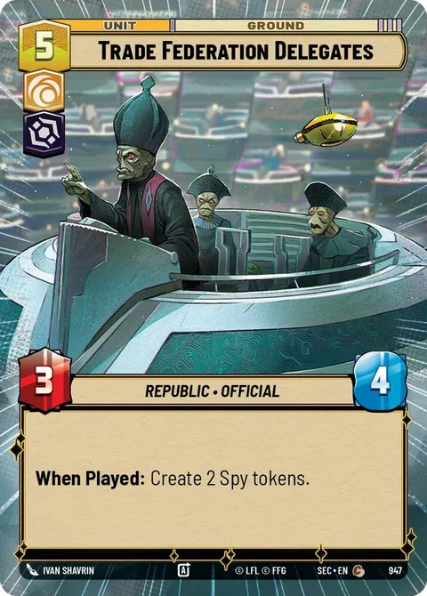 Trade Federation Delegates