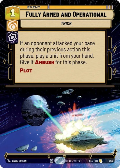 Fully Armed and Operational