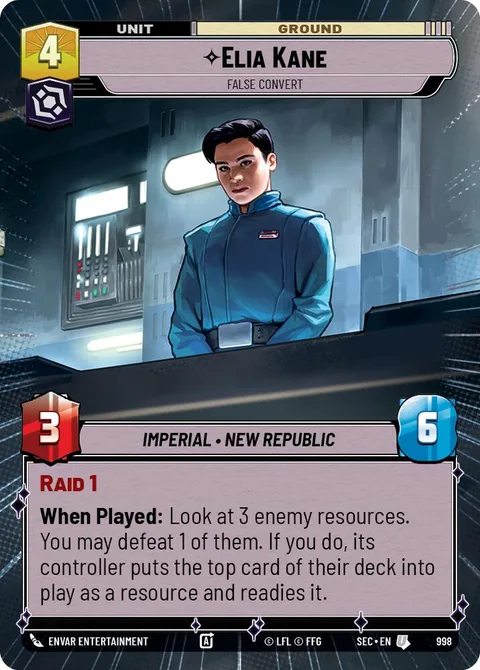 Elia Kane, False Convert